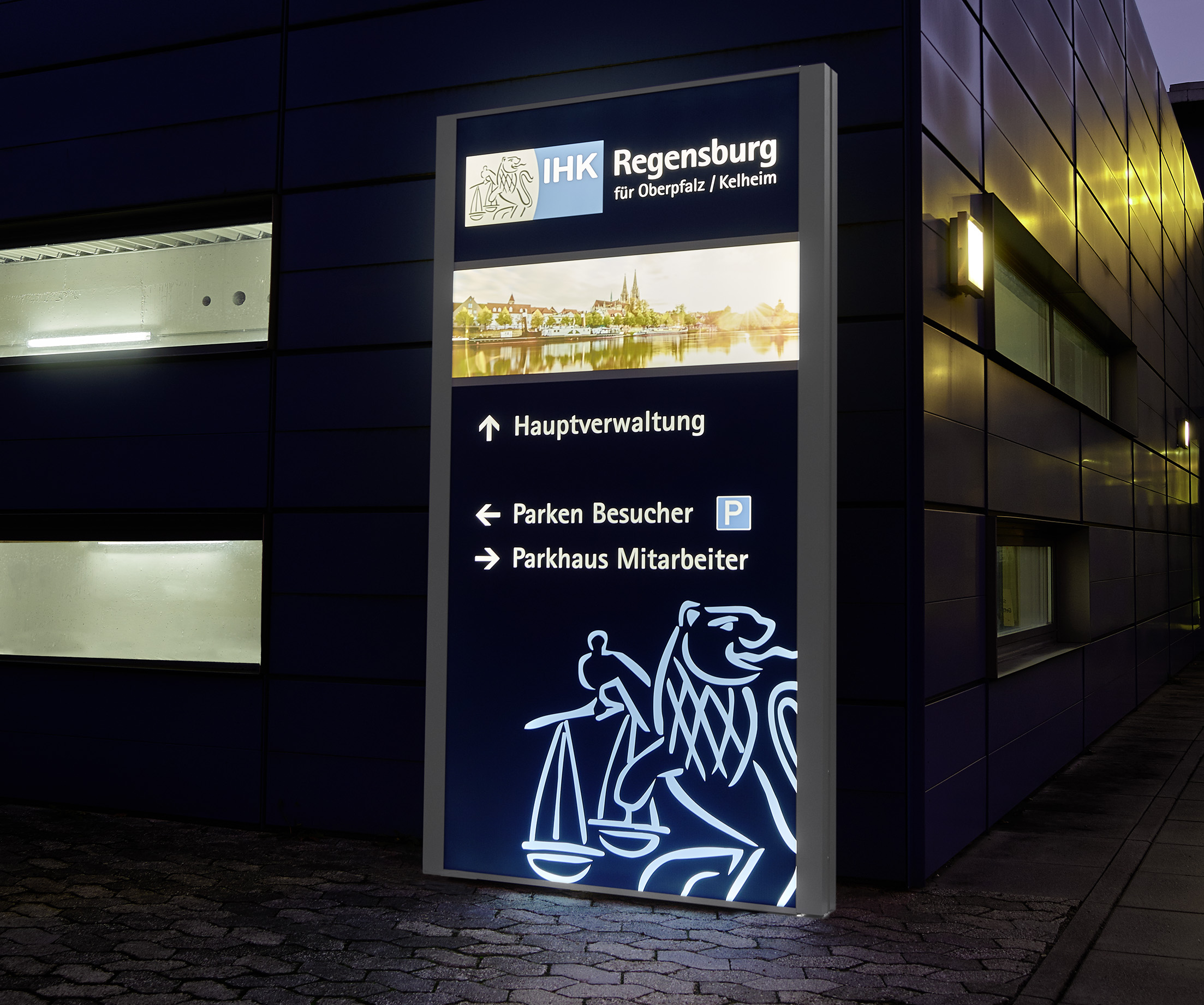 MADRID Silver Line LED Außenaufsteller
